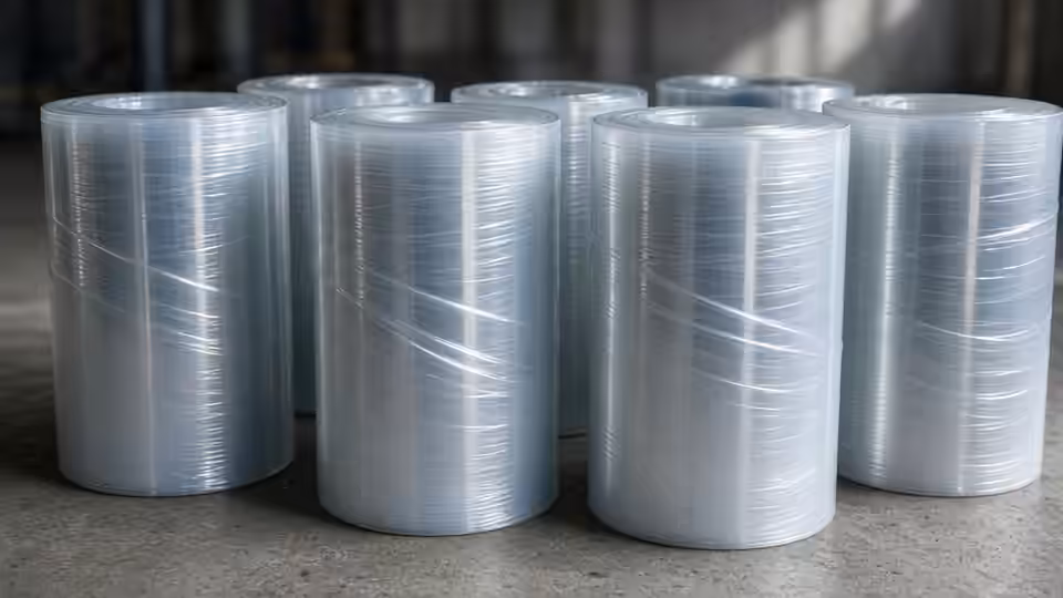 Rolls of polyethylene film